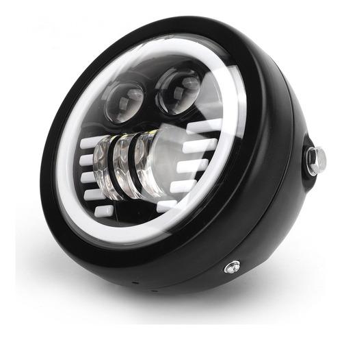 Faro Led Para Motocicleta De 12 V Y 6.5 Pulgadas, 1280 V Dc,