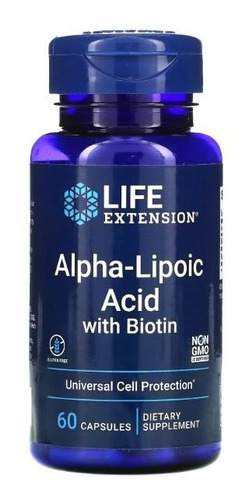 Antioxidante Acido Alfa Lipoico 60cp 250mg Lipoic + Biotin O