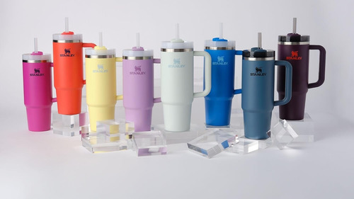 Stanley Quencher H2.0 Vaso Original Importado Azul Lisa