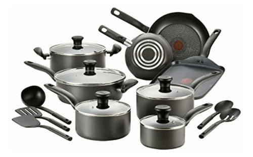 T-fal Fba_a821si64 Initiatives Juego De Utensilios De Cocina