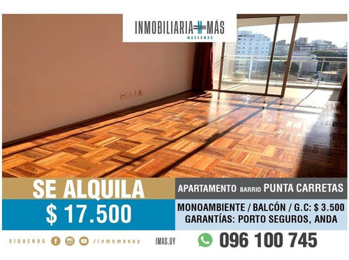 Imagen 1 de 10 de Apartamento Alquiler Punta Carretas Montevideo Imas.uy F *