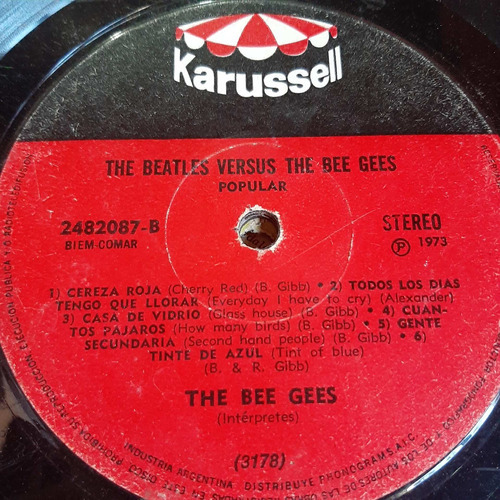 Sin Tapa Disco The Beatles Versus The Bee Gees Bi0