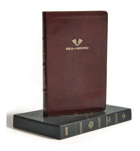 Biblia Del Ministro Rvr 1960 Caoba Fino Piel Fabricada ®