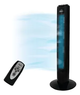 Ventilador de Torre Sky Care 83 cm Silencioso Portátil Oscilante con 3 Velocidades y Control Remoto Ideal Para Hogar u Oficina
