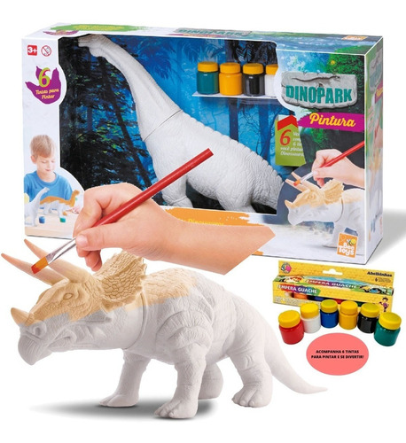 Figura De Ação Dinossauro Para Colorir De Bee Toys Dinopark Pintura