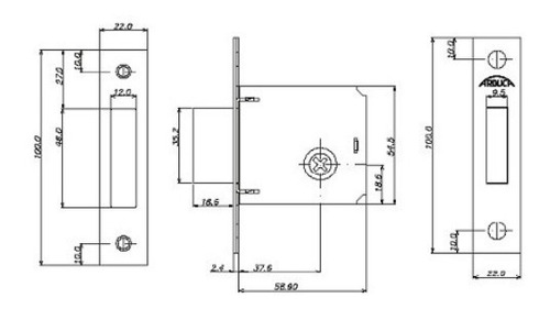 Trava Tetra Arouca 4002/084-d-ip Cromada Roseta Redonda Par
