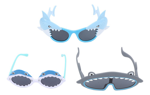 Gafas De Sol Para Disfraces, 3 Pares, Adorables, Con Forma D