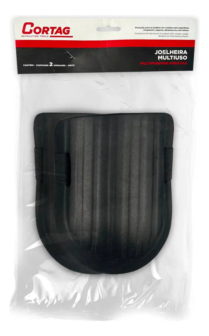 Joelheira Eva Colocacao Piso Ceramico Porcelanato Cortag Cor Preto