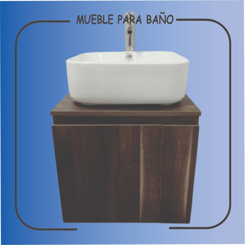 Mueble Para Baño Con Lavamanos, Aéreo, Moderno 008