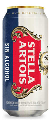 Cerveza Stella Artois 0.0% Sin Alcohol 473cc Pack X 6 Uni