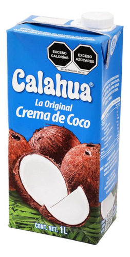 Pack De 12 Crema Calahua De Coco Tetra Brick 1 L