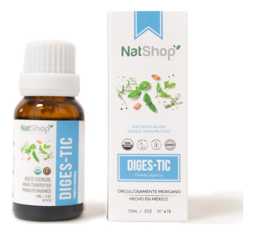 Aceite Esencial Digestic Orgánico 15ml - Natshop