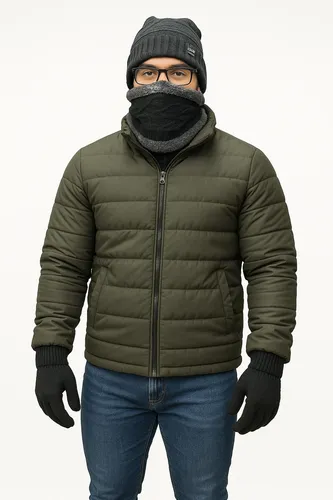 Kit 3 Pieza Gorro +cuello+ Guantes Termico Chao Frio Unisex Negro X 3 Unico