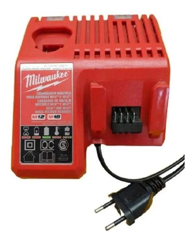 Carregador Bateria Multi Milwaukee 12/18v 48-1959 Biv