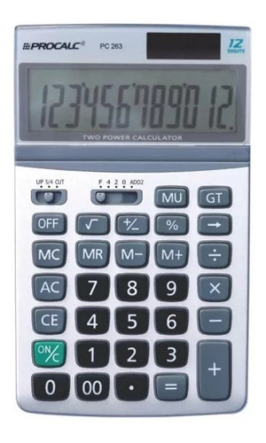 Calculadora De Mesa - 12 Digitos - Procalc Pc263