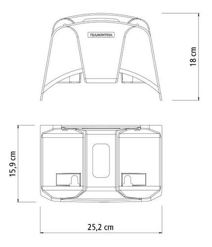 Suporte Fixo Para Mangueira-tramontina-78592/000
