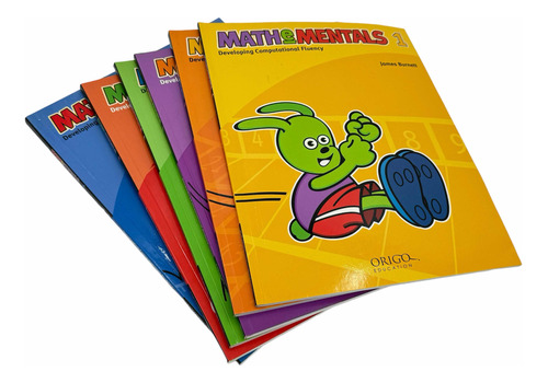 Libros Matemáticas Cálculo Mental Inglés Primaria Pack 6 Pz