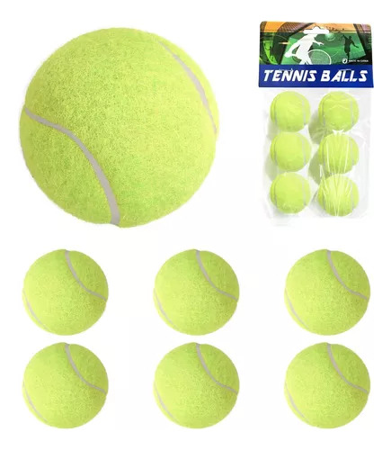 Pelota De Tenis, 6 Pcs Entrenamiento Pelotas De Tenis