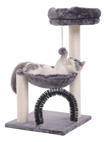 Torre Cat Tree Hoopet De 70 Cm Con Rascadores Para Coches De