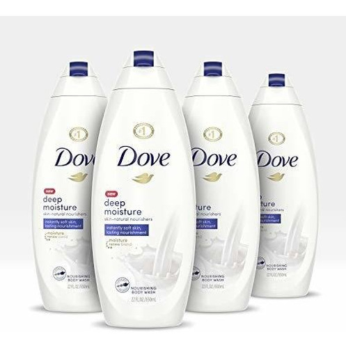 Dove Body Wash Para Piel Seca, Humedad Profunda, Lavado Corp