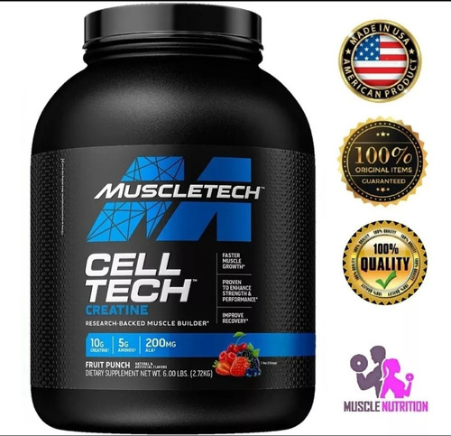 Cell Tech Celltech Creatina 6 Lbs Registro Sanitario 