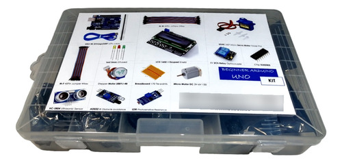 Kit Begginer Arduino Uno R3 Principiante Sensor Cable Robot