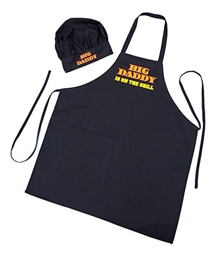 Gorro Y Delantal De Chef Set Big Daddy Is On The Grill - Del