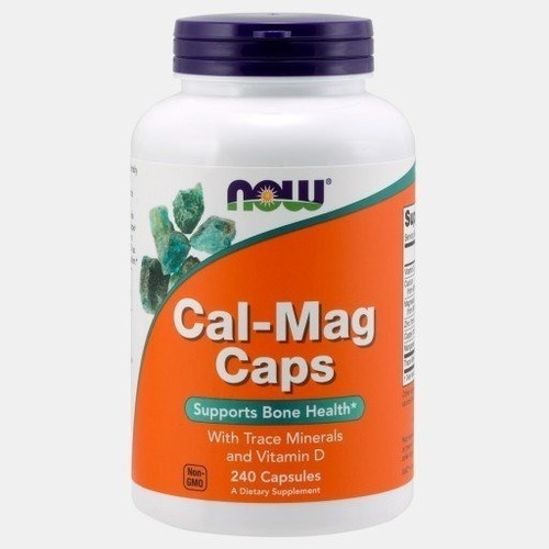 Now Foods | Cal-mag W/trace Minerals & Vitamin D | 240 Vcaps
