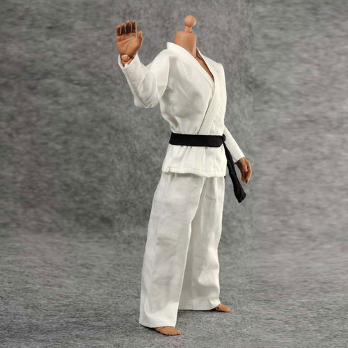 1/6 Fashion Blanco Karate Traje De Entrenamiento De Judo 12
