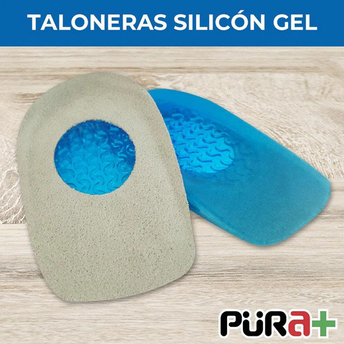 Talonera Silicon Gel Azul Talla: S-m 34/40  pura +