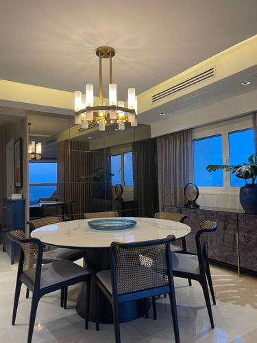 Apartamento Amueblado En Alquiler Av. Anacaona De 3 Habitaciones Piso Alto
