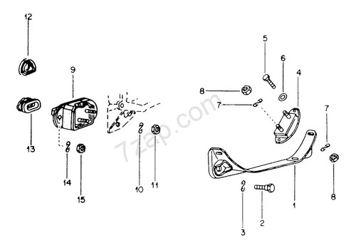 Vw Kombi Escarabajo Travesaño Caja Veloc. Nuevo Original.