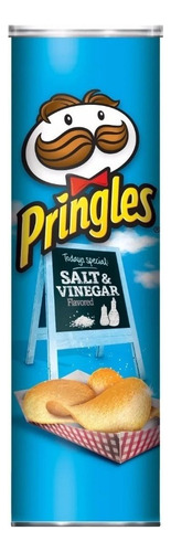 Batata Pringles Importada Salt & Vinegar Sal E Vinagre 158g