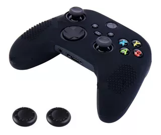 Capa Case Silicone Para Controle Xbox Series S X + 2 Grips