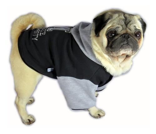 Imagem 1 de 9 de Roupa De Cachorro/gato Inverno Frio Moletom Capuz Universita
