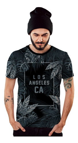 Imagem 1 de 2 de Camiseta Los Angeles Califórnia Azul Street Waear