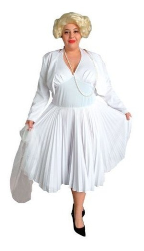 Disfraz Mujer - Deluxe Marylin Monroe  Sex Symbol  Costume- 