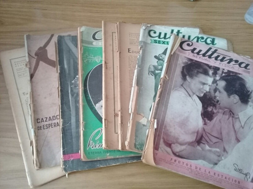 Lote 8 Revistas Cultura Sexual Y Física Años 1938 A 1941 Nat