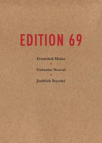 Edition 69, De Styrsky, Jindrich. Editorial Twisted Spoon Press, Tapa Blanda En Inglés