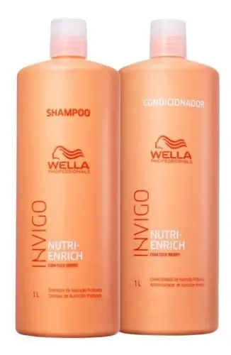 Wella Kit Nutri Enrich Shampoo 1l+condicionador 1l