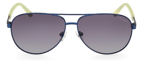 Lentes De Sol Azul Mate Polarizados Skechers Se636591d