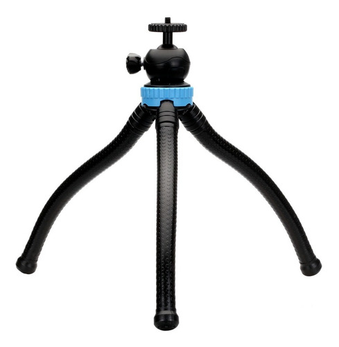 Imagen 3 de 7 de Tripié Flexible Con Montura Para Smartphone 620-grippod-bl