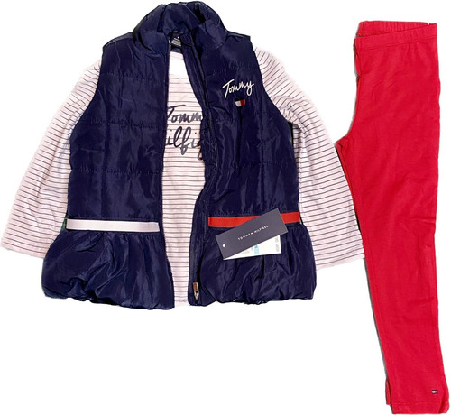 Conjunto 3 Piezas Niña Tommy Hilfiger