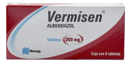 Albendazol 200 Mg Vermisen Caja Con 6 Tabletas