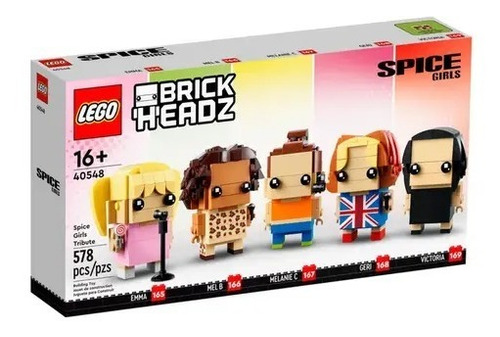 Lego Brick Headz Homenaje A Las Spice Girls Set 40492