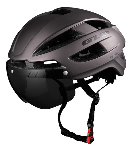 Casco De Bicicleta Con Lentes Magnéticas Desmontables Unisex