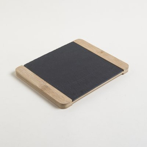 Imagen 2 de 4 de Tabla De Bambu Con Laja Para Sushi 24 Por 20cm
