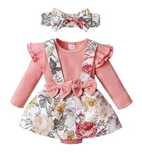 Ropa Para Bebé Body Elegante Para Niña Talla 1-2t