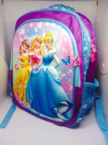 Morral Maleta Escolar Infantil 3d Animado 2 Bolsillos  