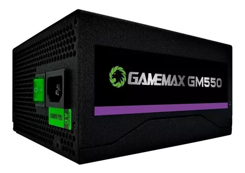 Fonte Gamemax GM550 550W - Crystal Informática